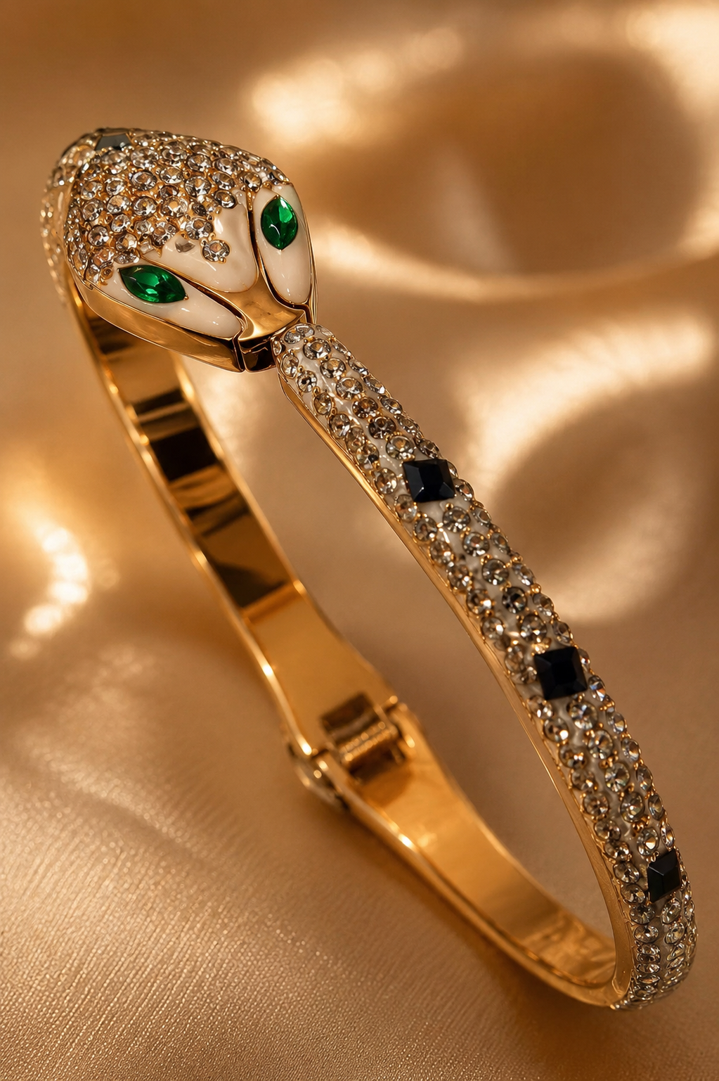Luxury Snake Crystal Bracelet for Women