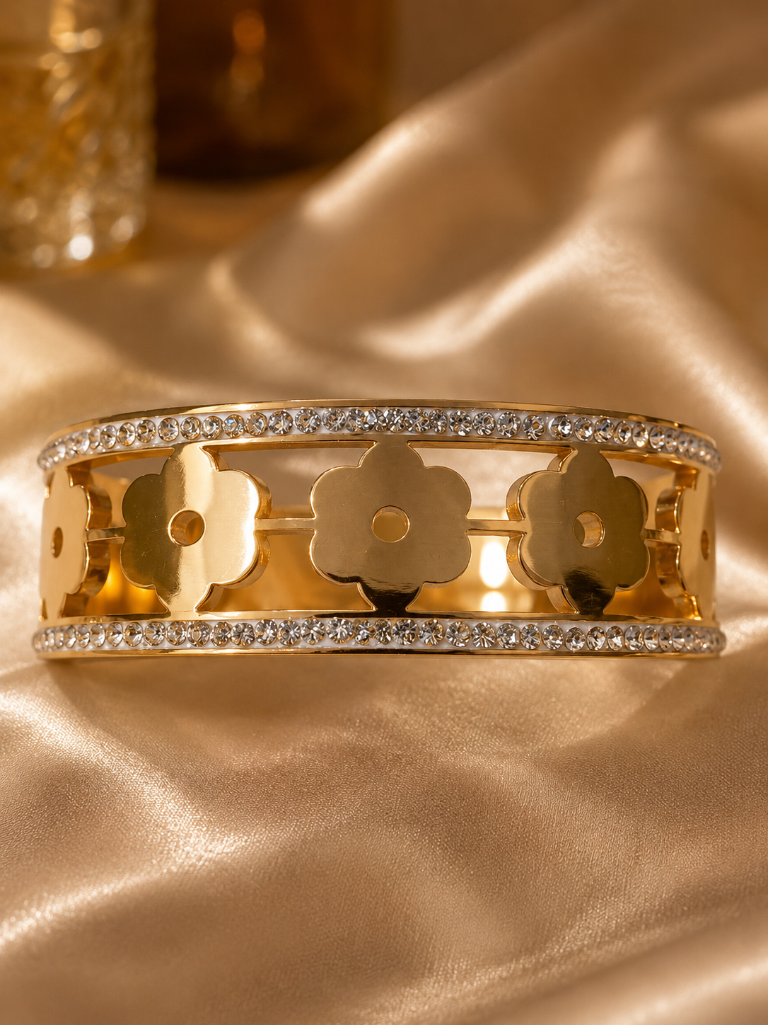 Floral Crystal Luxe Bracelet