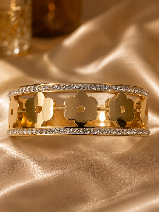 Floral Crystal Luxe Bracelet