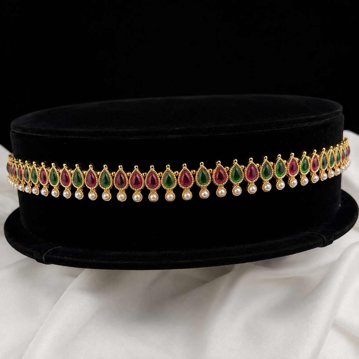 Premium Antique Gold Kemp Stone Waistband