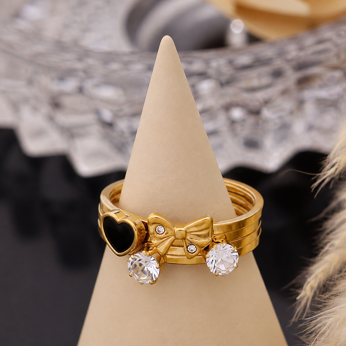 Gold ring.