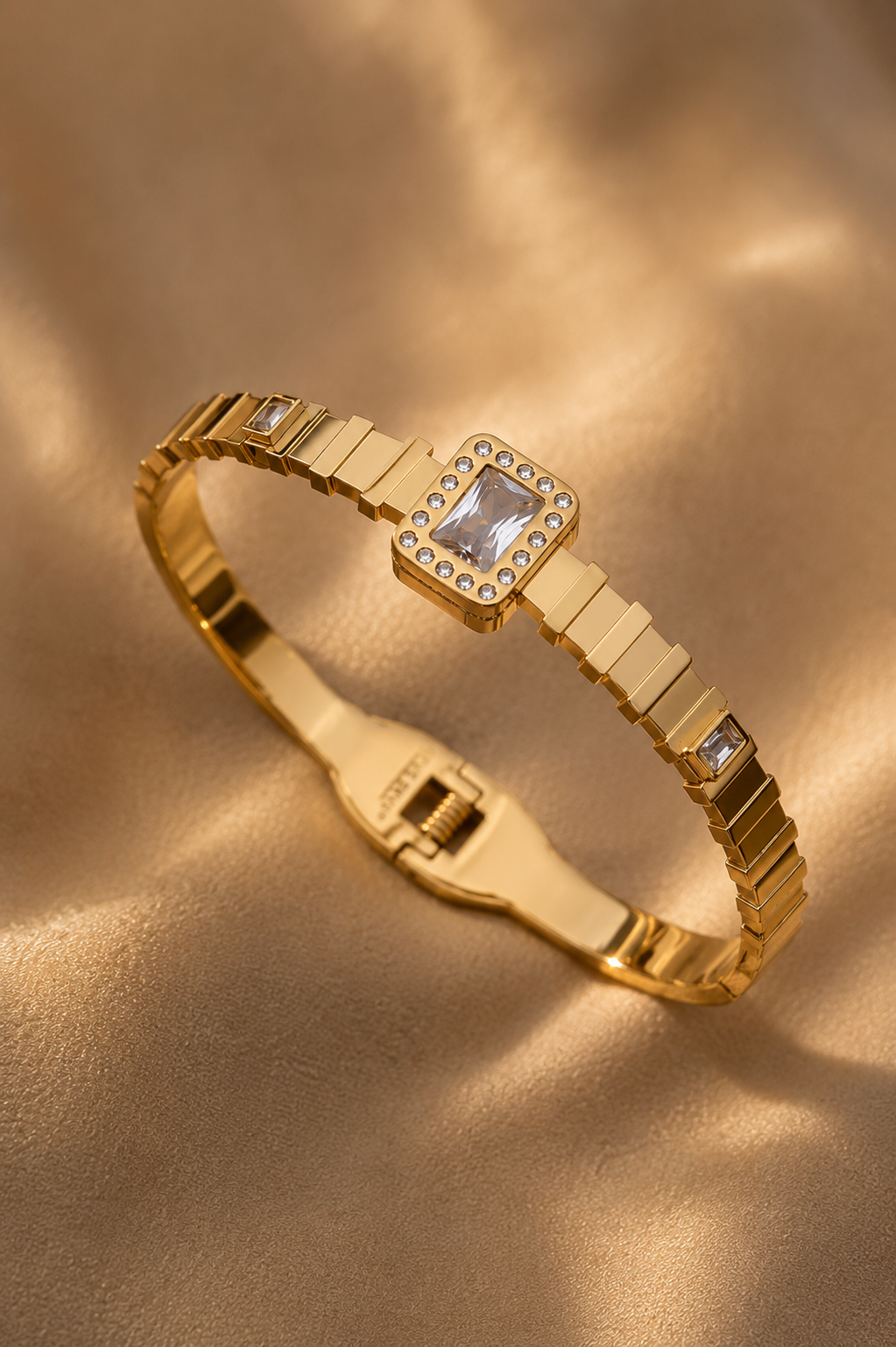 Turkish Crystal Luxe Gold Bracelet