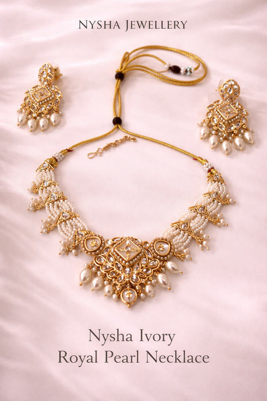 Nysha Ivory Royal Pearl Necklace