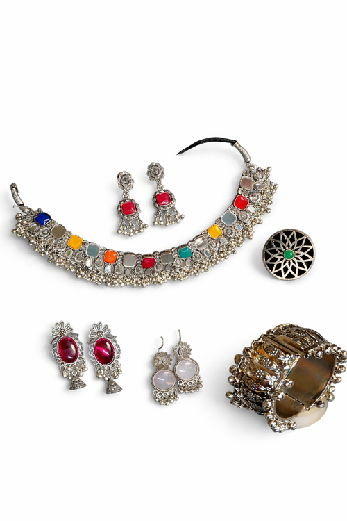 💖 Nysha Essential Combo – 5 Pc Jewelry Set | Flat 60% OFF