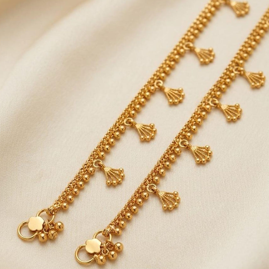 Gold Anklets.
